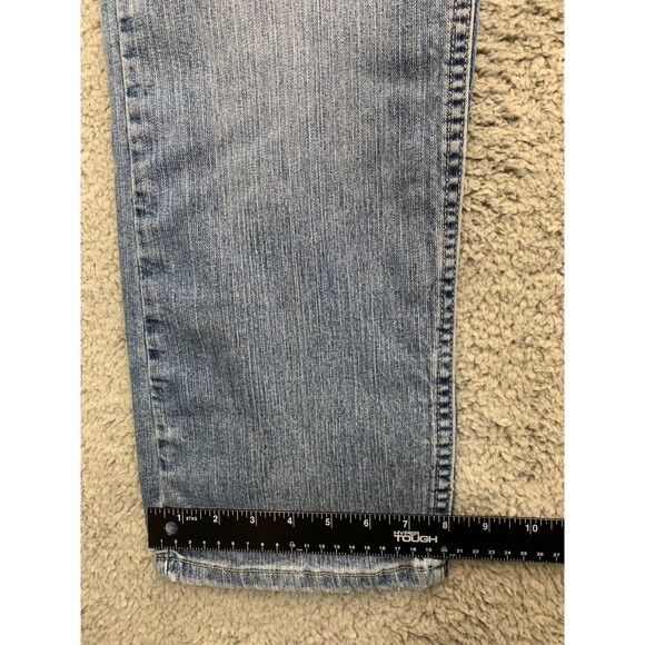 Lee Riders Women's Denim Blue Jeans - Straight Leg 5 Pocket Design - Picture 10 of 11